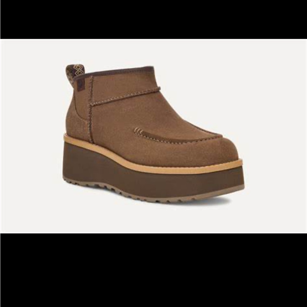 UGG Cityfunc Ultra Mini Hickory Size 6